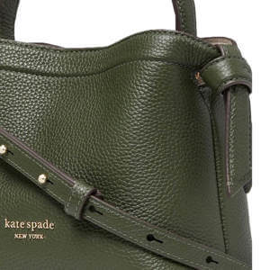 Kate Spade Knott Pebbled Leather Mini Crossbody Tote